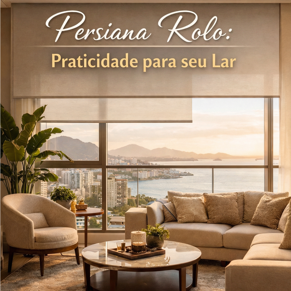 Transforme Seu Ambiente com a Praticidade da Persiana Rolo!